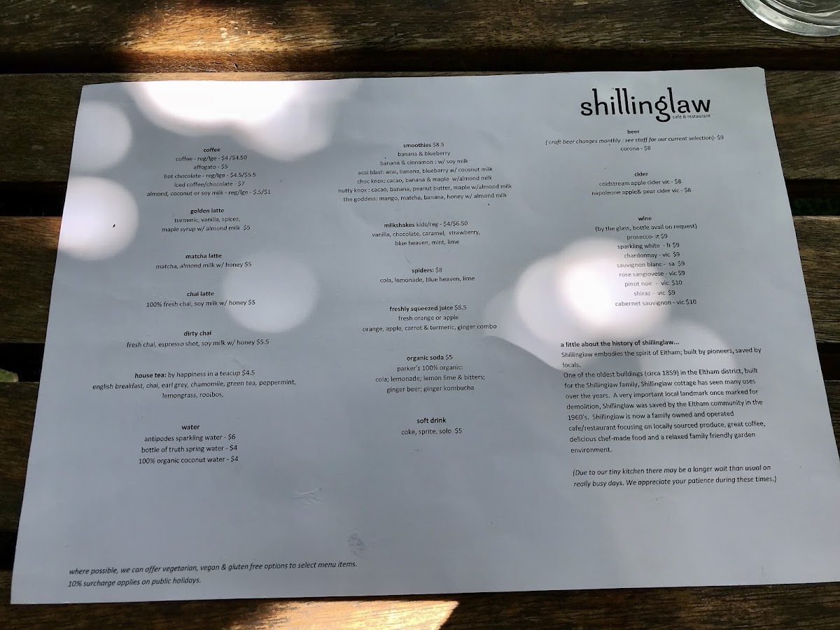 Menu Shillinglaw Cafe-6